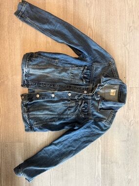 Classic Dark Wash Denim Jacket
